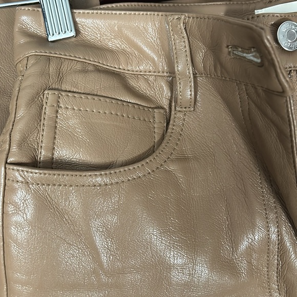 Wilfred Faux Leather Vegan Tan Melina Pants size 2 - Picture 12 of 15